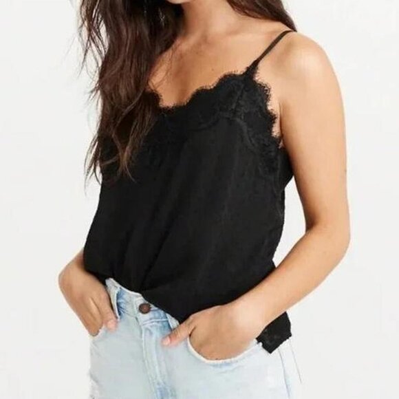 Abercrombie & Fitch lace trim Camisole - Picture 1 of 4
